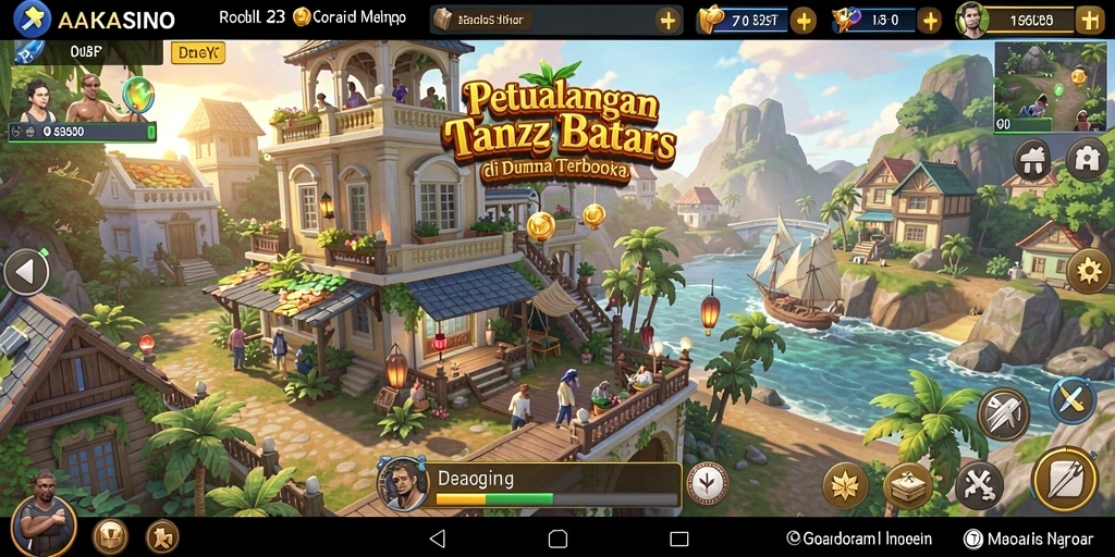 Gameplay AAKASINO menampilkan eksplorasi dunia terbuka yang mendebarkan.
