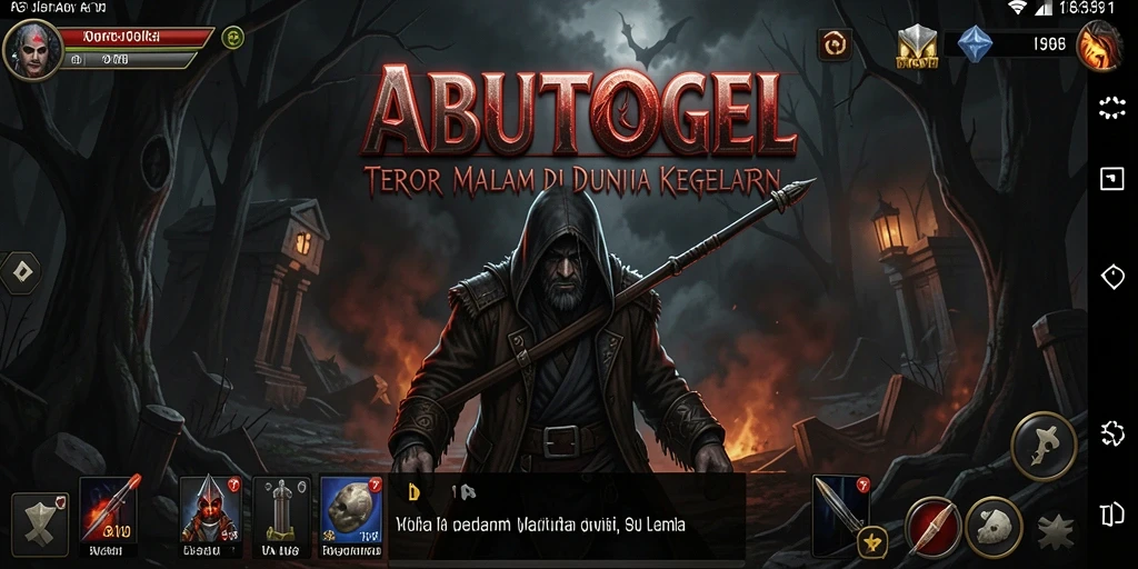 Gameplay menyeramkan dalam ABUTOGEL yang menguji keberanian Anda.