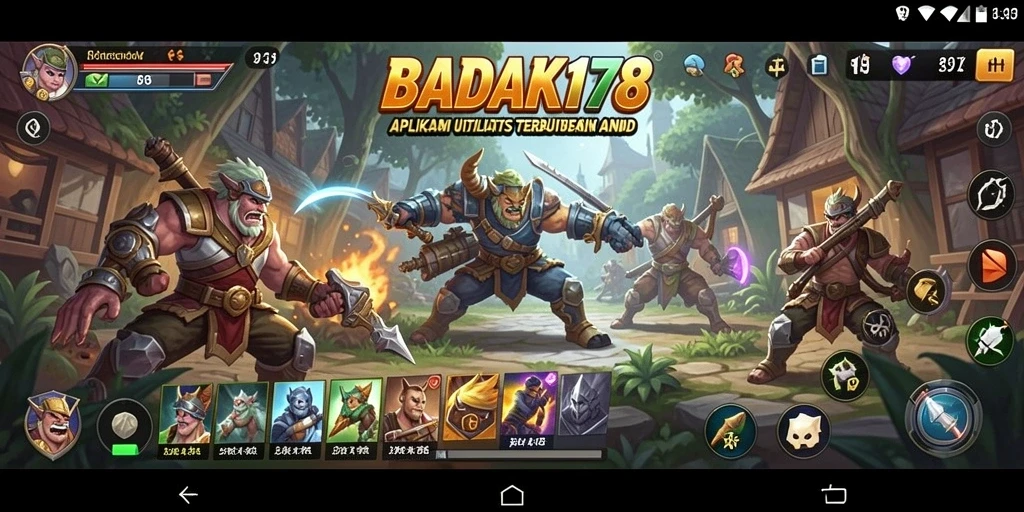 Tampilan antarmuka BADAK178 yang modern dan fungsional.