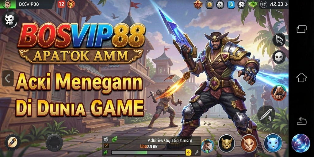 Screenshot gameplay BOSVIP88 menampilkan aksi luar biasa dan grafik menawan.