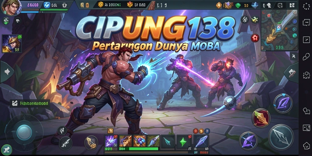 Tampilan screenshot permainan <strong>CIPUNG138</strong> memperlihatkan aksi pertarungan yang intens.