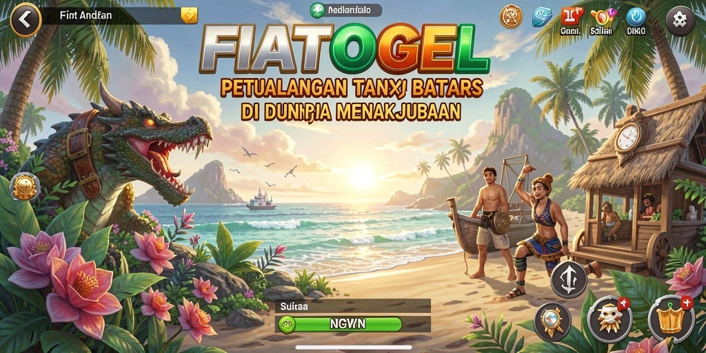 Tampilan gameplay FIATOGEL yang penuh warna dan menantang.