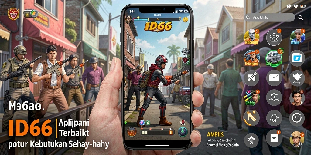 Screenshot utama ID66 menampilkan antarmuka yang user-friendly dan fitur-fitur canggih.