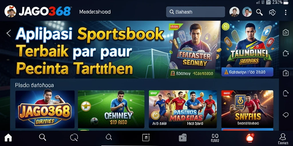 Screenshot utama JAGO368 menampilkan fitur taruhan yang menarik.