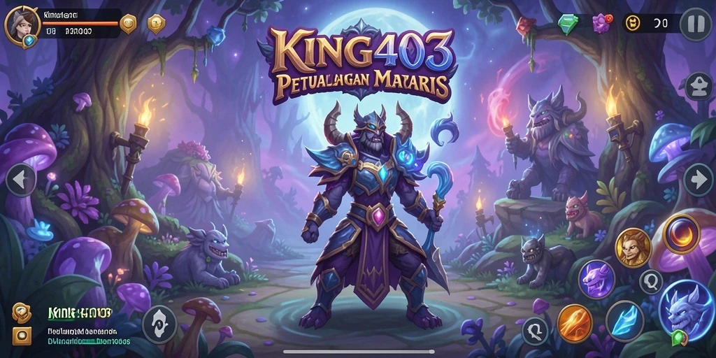 Tampilan gameplay menakjubkan di KING403 dengan petualangan seru.