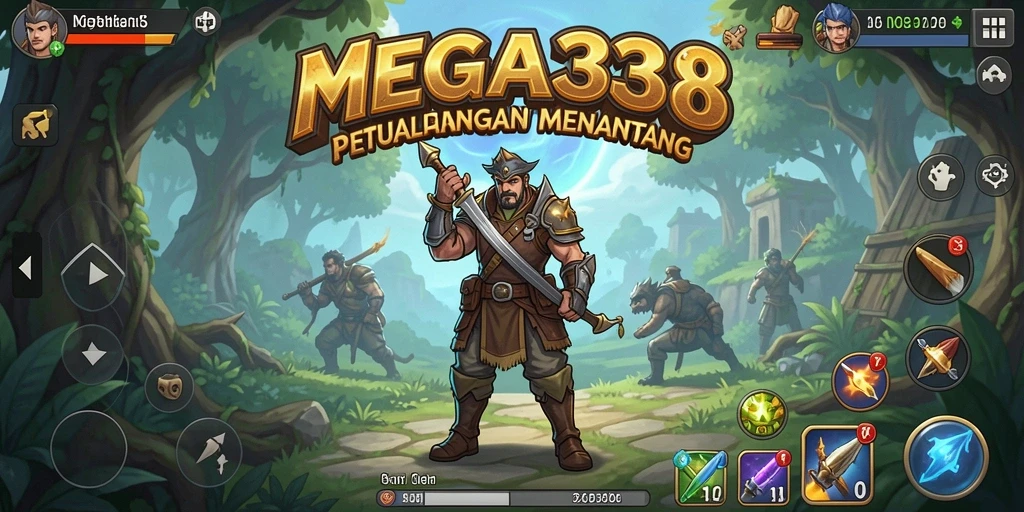 Tampilan menarik dari gameplay RPG MEGA338 dengan aksi seru.
