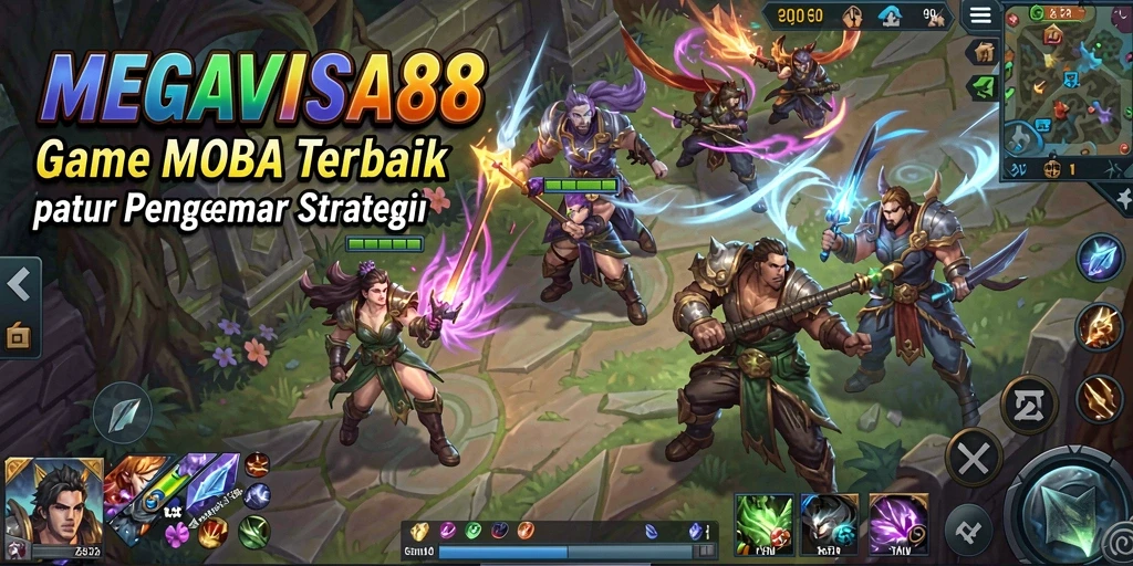 Tangkapan layar gameplay <strong>MEGAVISA88</strong> yang menunjukkan aksi pertempuran seru.