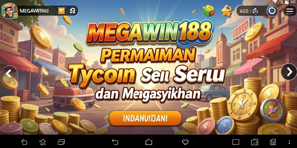Tampilan gameplay MEGAWIN188 yang penuh strategi Tycoon.