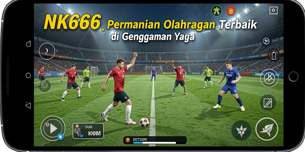 Tangkapan layar NK666 menampilkan aksi mendebarkan permainan olahraga.