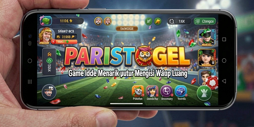Tampilan gameplay PARISTOGEL yang menenangkan dan menyenangkan.