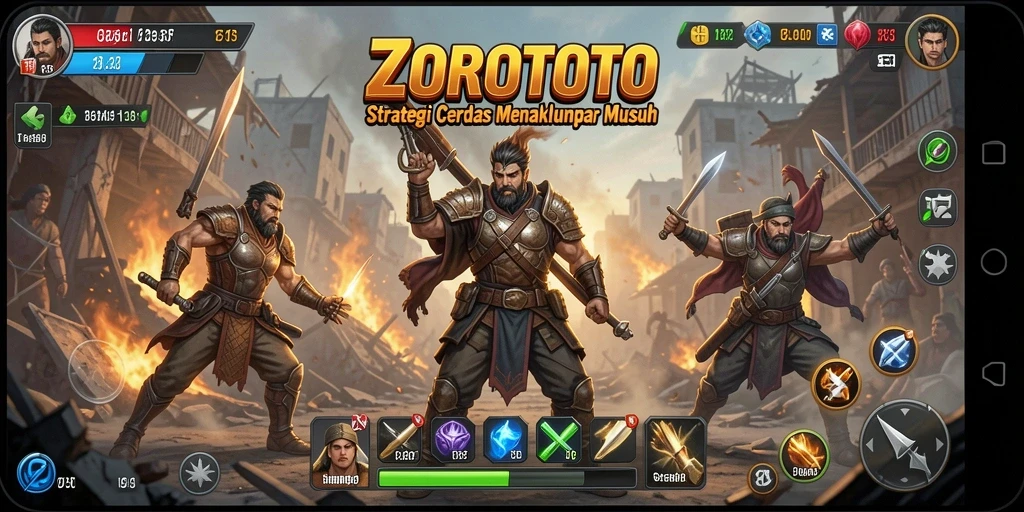 Tampilan menarik ZOROTOTO dengan strategi mendalam.
