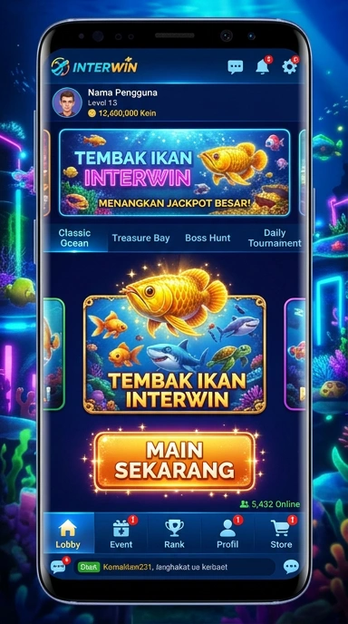 Tampilan antarmuka interwin yang menarik dan mudah digunakan.